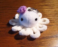 White Jellyfish Keychain