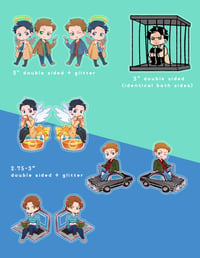 Image 1 of SPN Acrylic Keychains