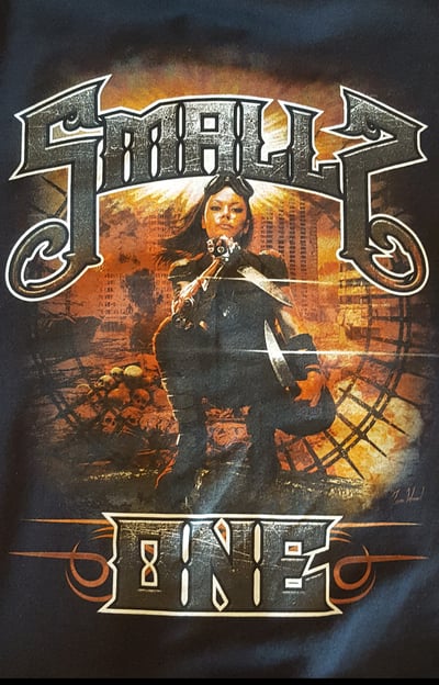 Image of SMALLZ ONE : World's End Zip Up Hoodie