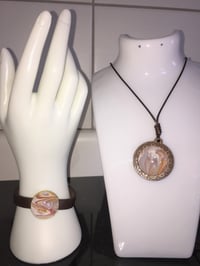 Wooden Necklace and Bracelet Set