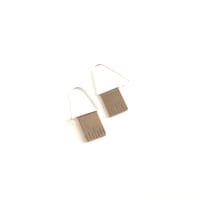 Image 2 of Ruler swing hoops ~brass or sterling