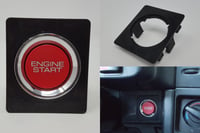 Image 1 of 88-91 EF Honda S2000 Push Button Start Panel (CRX Civic Hatch Sedan Wagon)