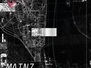 Image of Mainzmap Mainz Altstadt Plakat