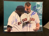 David Ortiz and Rob Gronkowski Signed 16x20 Photograph