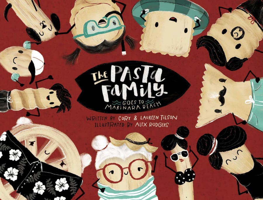 Image of The Pasta Family Children's Book