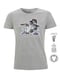 Image of FAIBS Printed Tee - MELANGE GREY