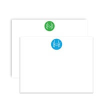 Image 1 of Circle Monogram Notecards