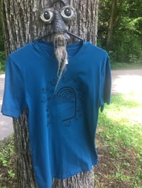 The Low and Low Tee in Blue