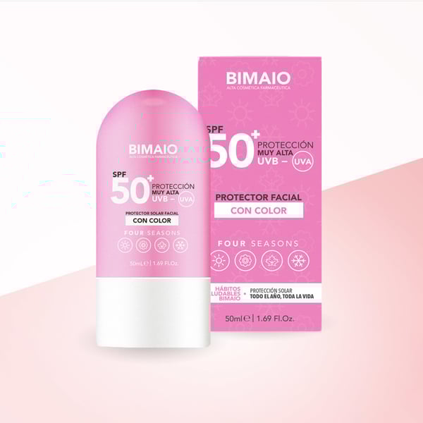 Image of Bimaio protector facial SPF50 con o sin color