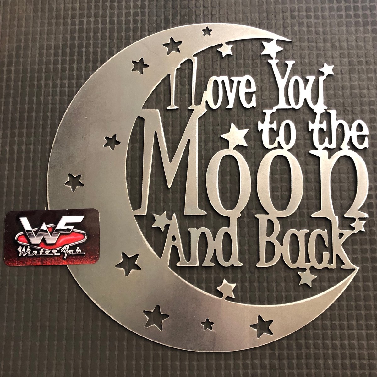 “i Love You To The Moon And Back” Sign Winter Fab Online
