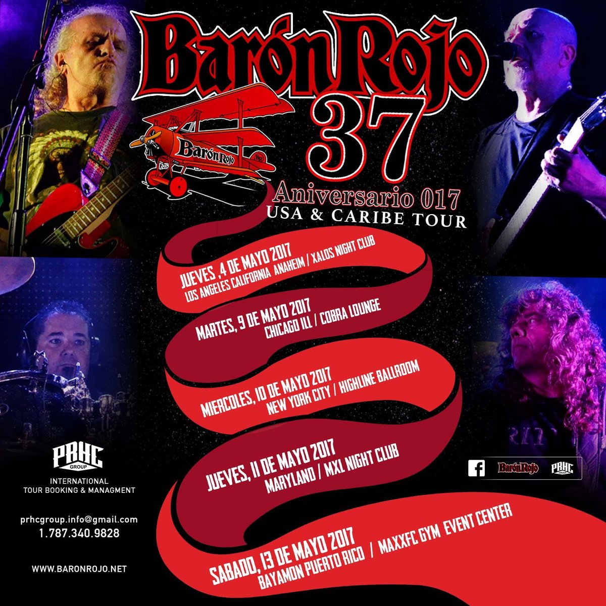 Image of Baron Rojo 37 Aniversario USA & Caribe Tour 017