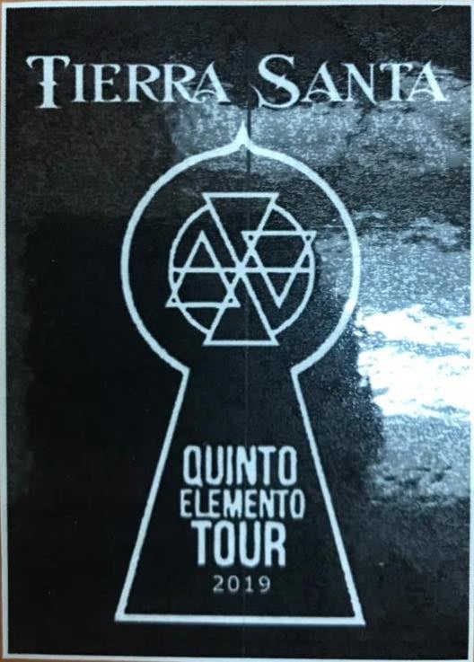 Image of Tierra Santa Sticker Quinto Elemento USA Tour 019 
