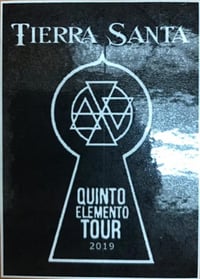 Tierra Santa Sticker Quinto Elemento USA Tour 019 