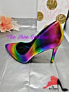 "Rae" Rainbow color pumps