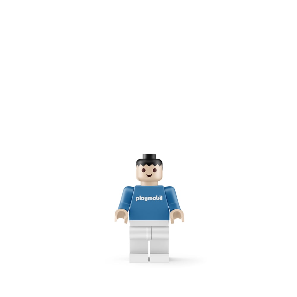 Image of <i>Figurine Lego® - Le migrant</i><br>Réf. SSTM-022-SS