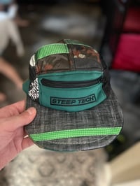 Image 4 of TNF STEEP TECH Camo Green Black Reflect Glow 5-Panel