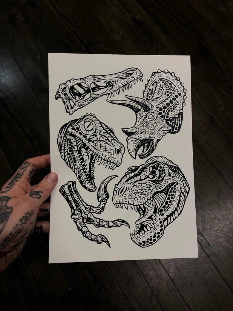 Image of Dan Morris Dino print