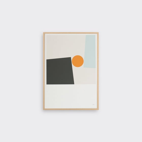 Image of Block & Ball print by Tom Pigeon