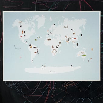 Image of Almost an Animal World Map