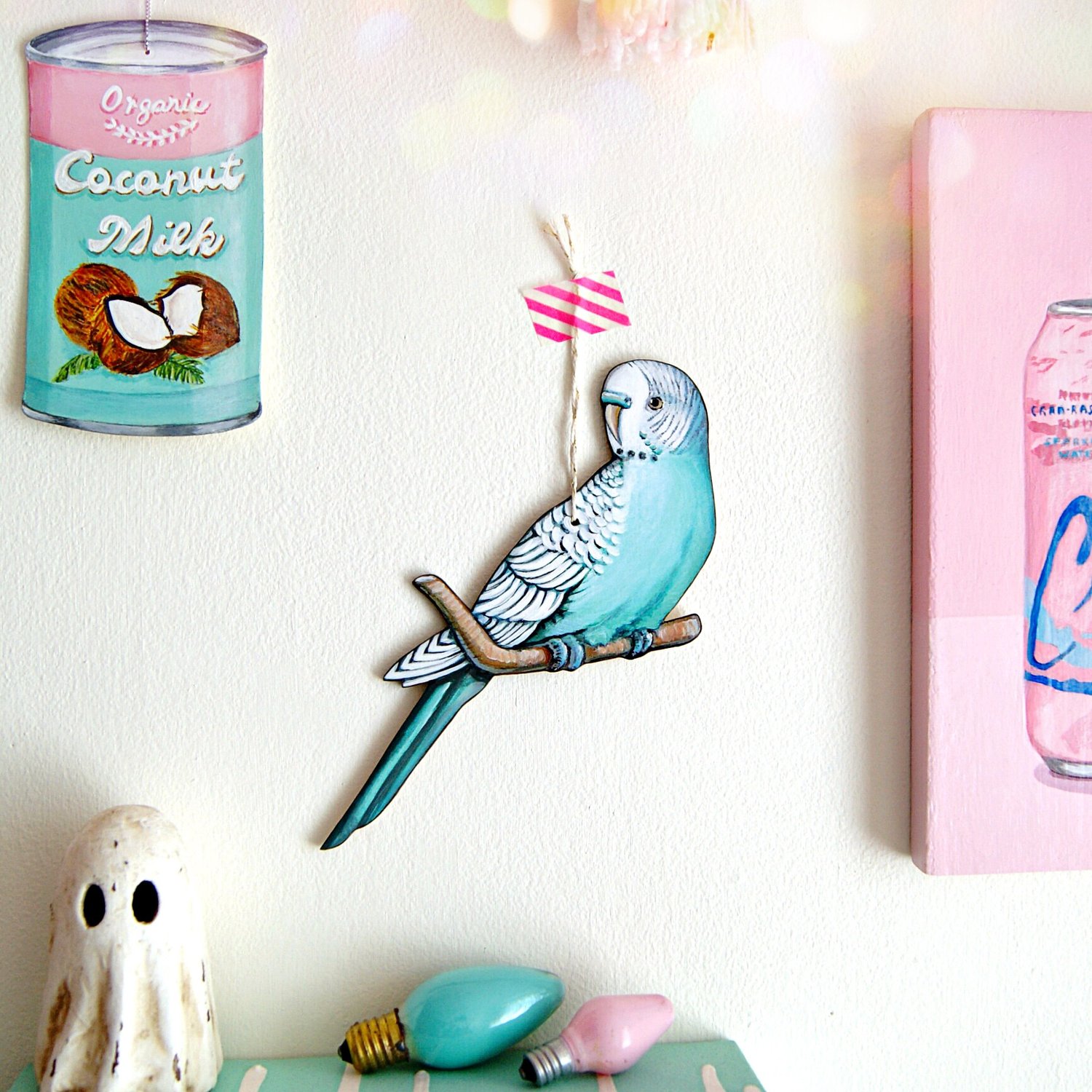 Image of Budgie ornament 