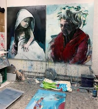 Image 2 of Painting / maleri / "The distance between us I" / 120x155 cm