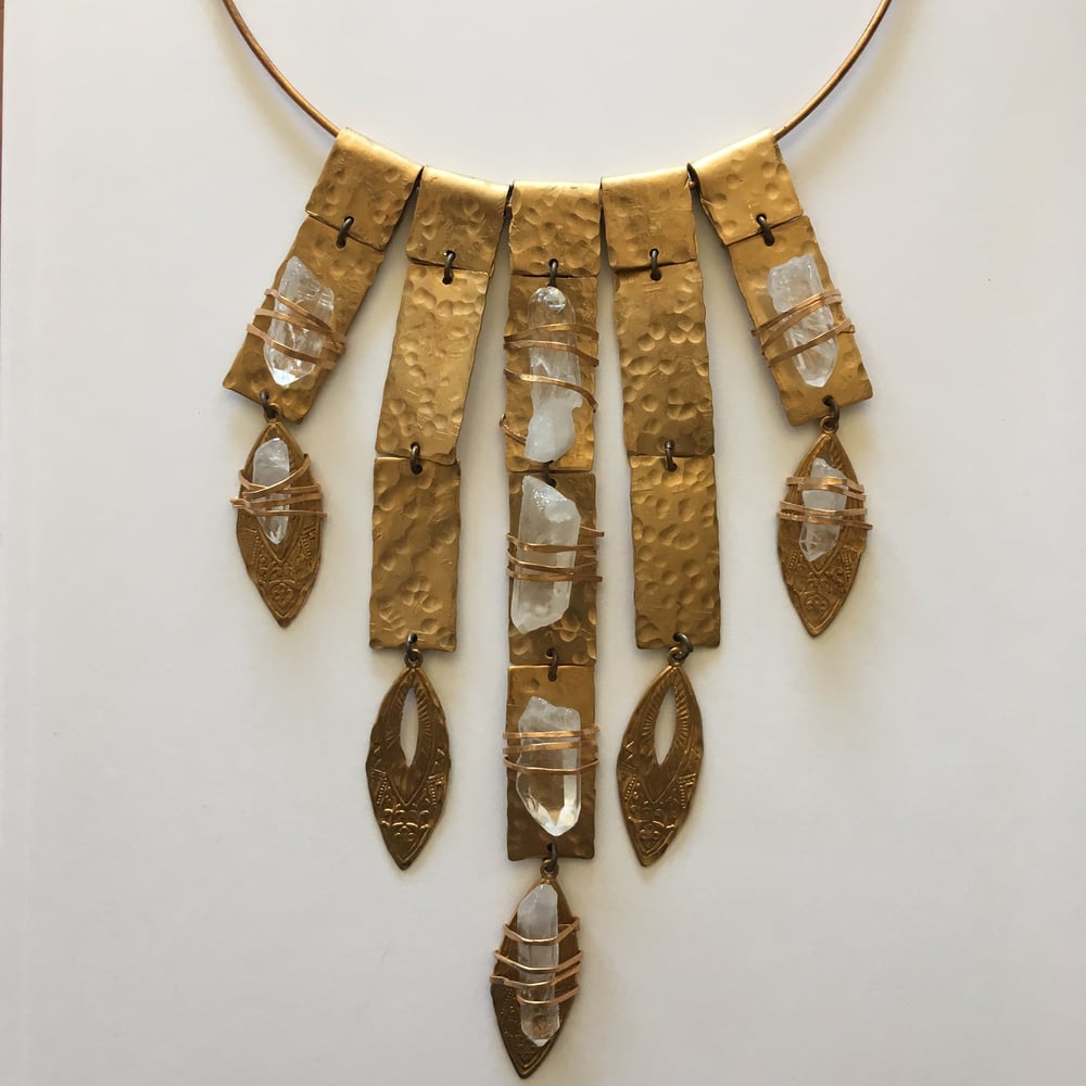 Image of Boho Bliss Crystal Quartz Bib