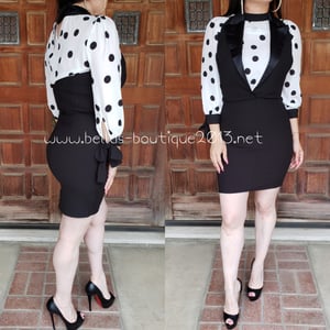 Image of Tuxedo Dress 