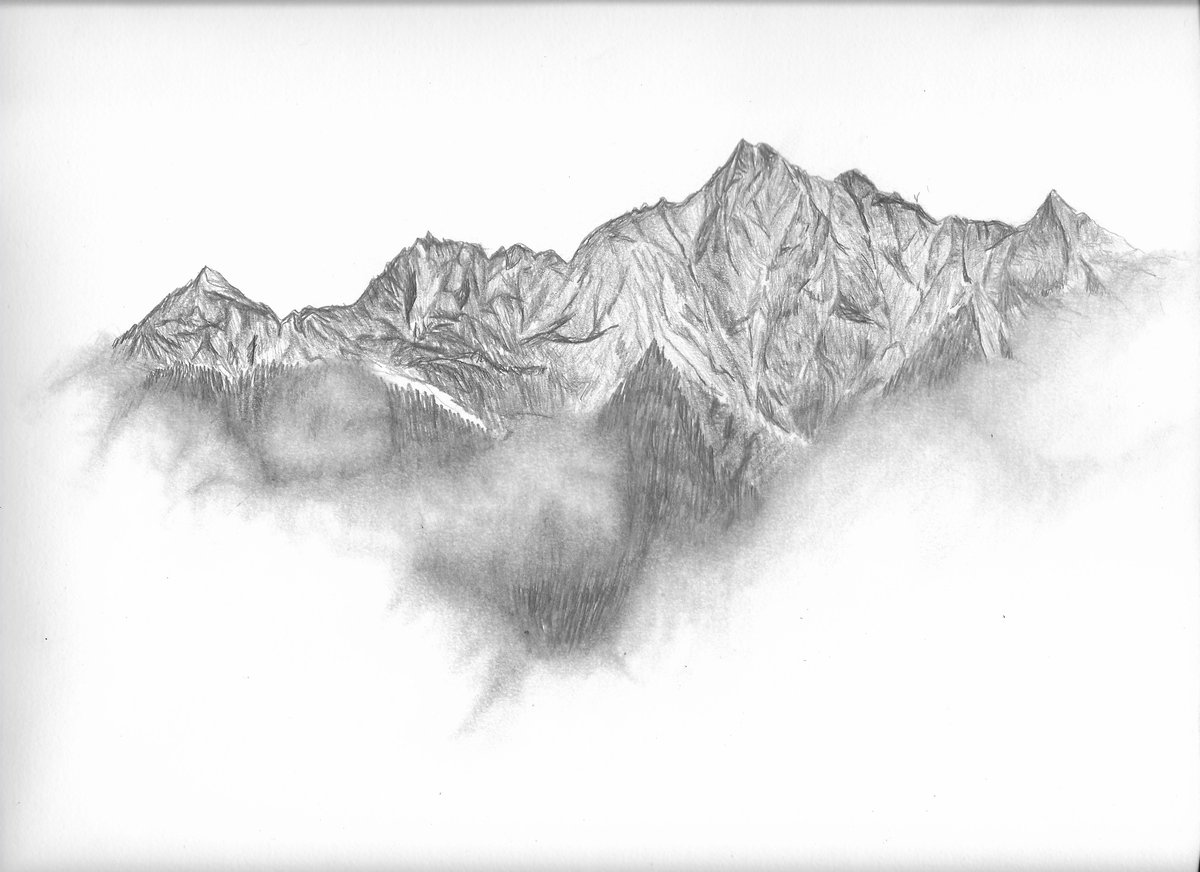 Image of Mountains in the Fog