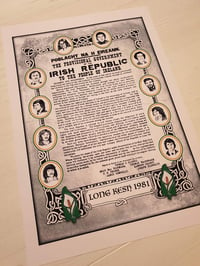 Image 1 of Long Kesh 1981 Proclamation Print