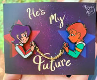 Image 4 of 'He's My Future' Klance Enamel Pin Set! 