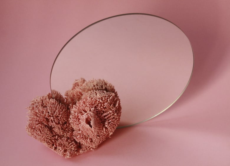 Image of CORAL.LESS vanity mirror PINK
