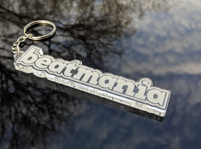 Image of Clear Beatmania Keychain