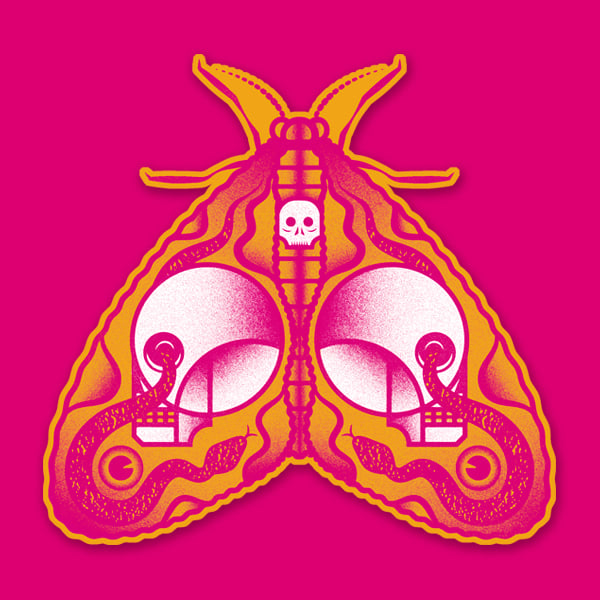Image of Moth Sticker