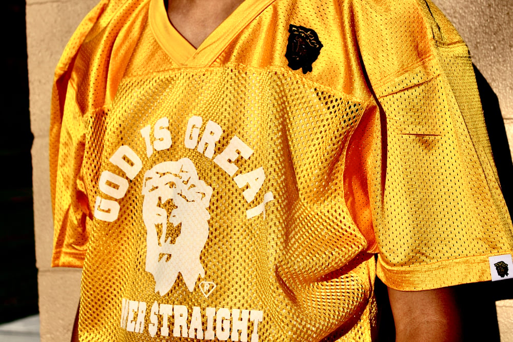 Image of GOD IS GREAT PAPER STRAIGHT PRACTICE MAKES PERFECT JERSEY (Multiple Color Options)