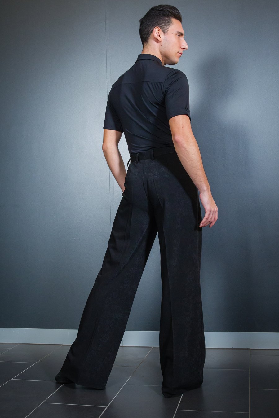 Image of B9435 Men's Tailor Dance Pants Dancewear latin ballroom