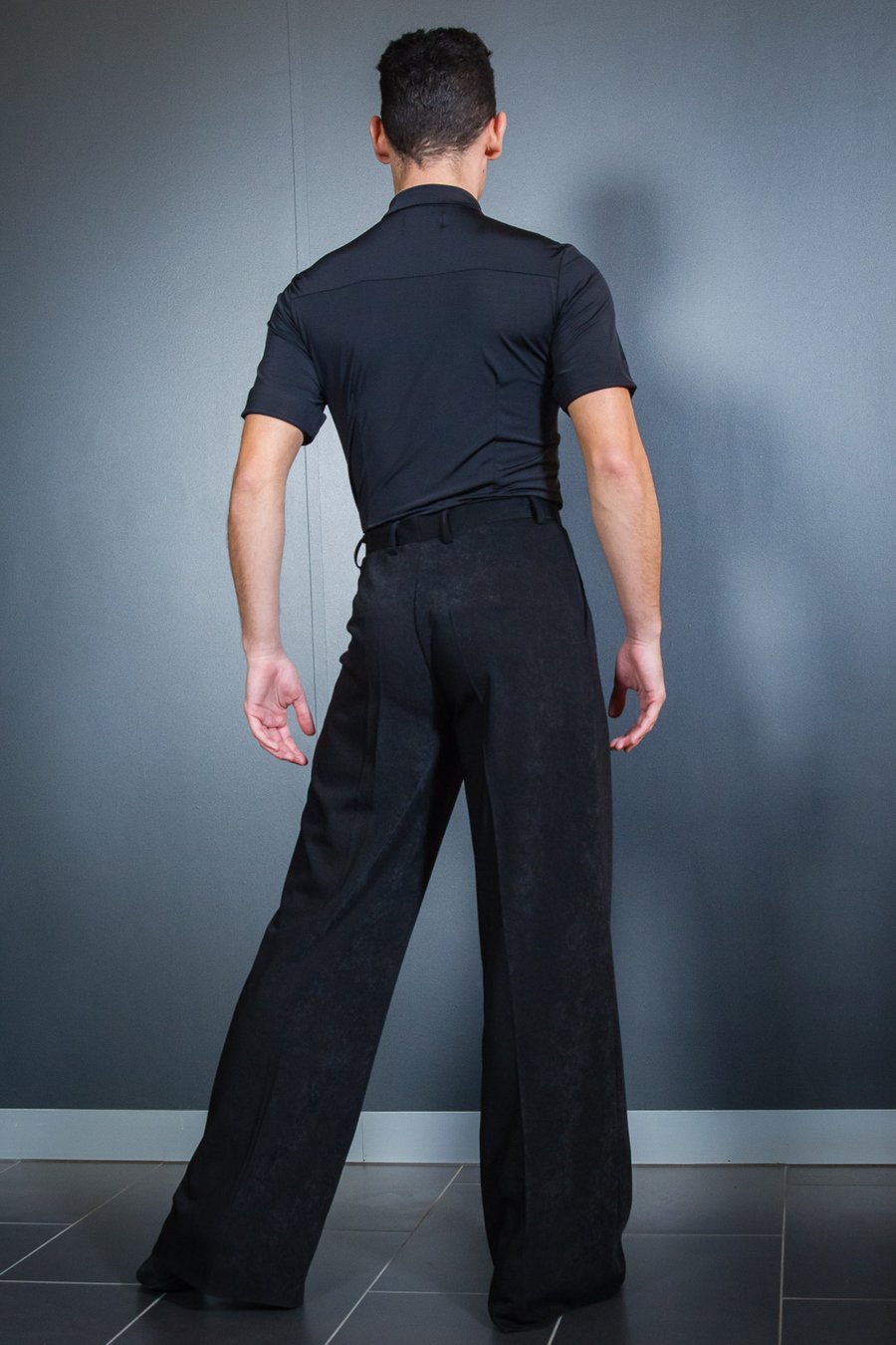 Image of B9435 Men's Tailor Dance Pants Dancewear latin ballroom