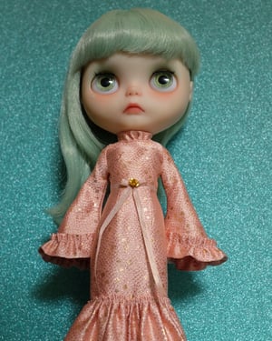 Image of LoungingLinda Susie Dress ~ Rose Gold