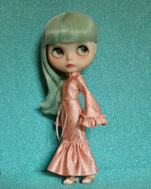Image of LoungingLinda Susie Dress ~ Rose Gold