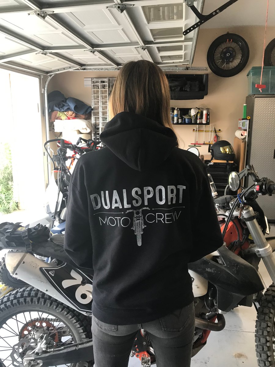 Image of Dualsport Moto Crew Hoodie w/ free shipping in the US