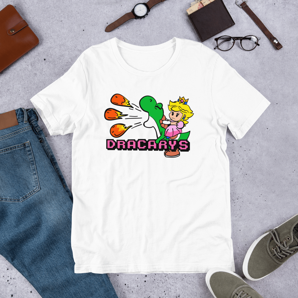 Ingeeknito Dracarys GoT Mario Mashup T Shirt