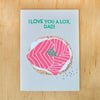 Love You Lox Dad Greeting Card