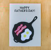 Dad Frying Pan Greeting Card