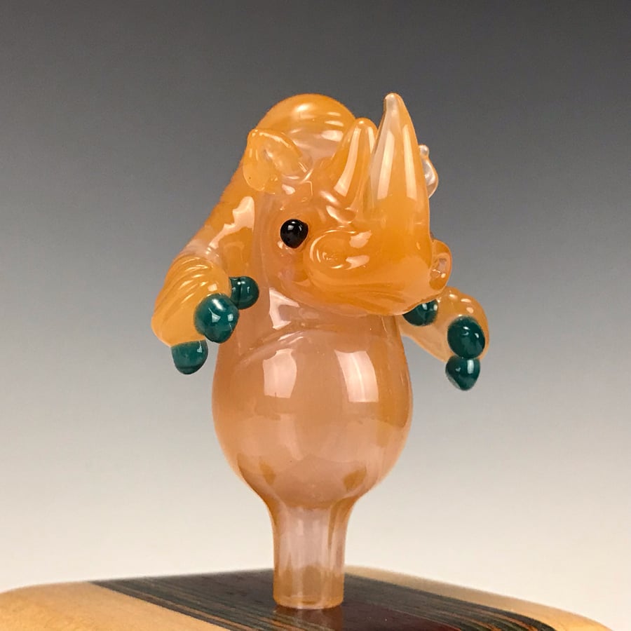 Image of Peach Rhino Bubble Cap