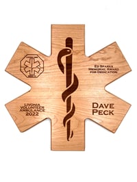 Image 4 of Star of Life Plaque