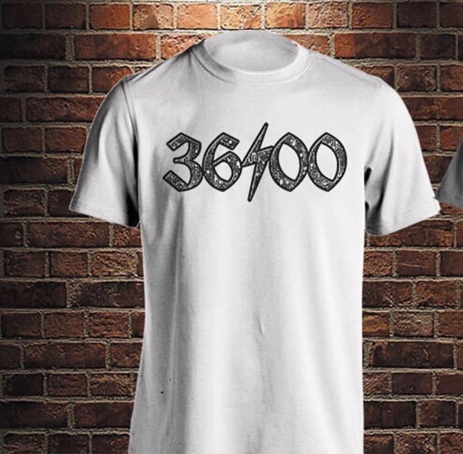 3600 logo tee all colors available