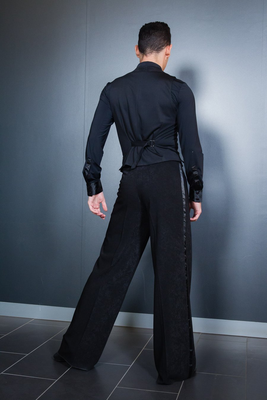 Image of Ballroom Pants w/Satin (B12019) Dancewear latin ballroom