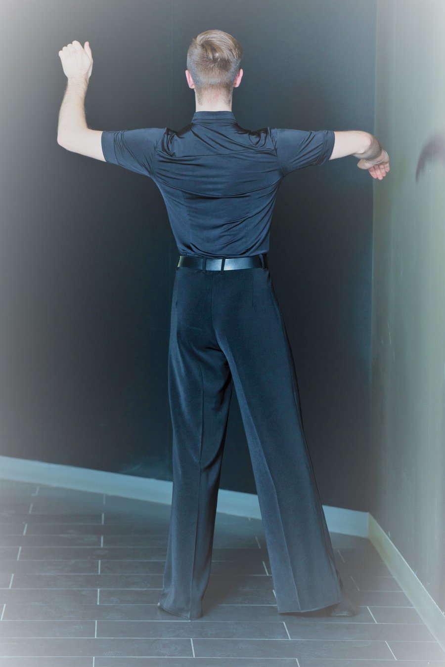 Image of B3551C Mens Single Pleat Pants SALE Dancewear latin ballroom