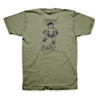 Image 2 of Groovy Lando Signature Tee Men's *Military Green