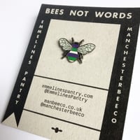 Image 2 of SUFFRAGETTE BEE PIN - EMMELINE'S  PANTRY CHARITY SPECIAL EDITION  