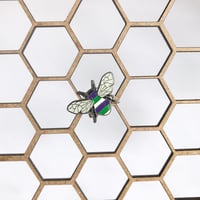 Image 1 of SUFFRAGETTE BEE PIN - EMMELINE'S  PANTRY CHARITY SPECIAL EDITION  